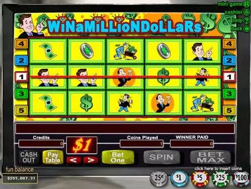 Win a Milllion Dollars RTG Slot Game released in   - 