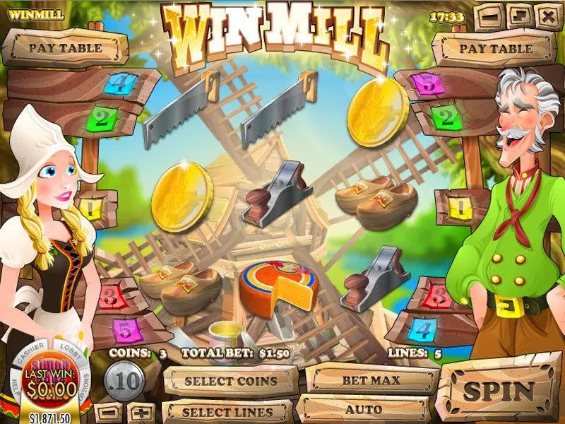 Win Mill Rival Slot Game released in September 2012 - Second Screen Game