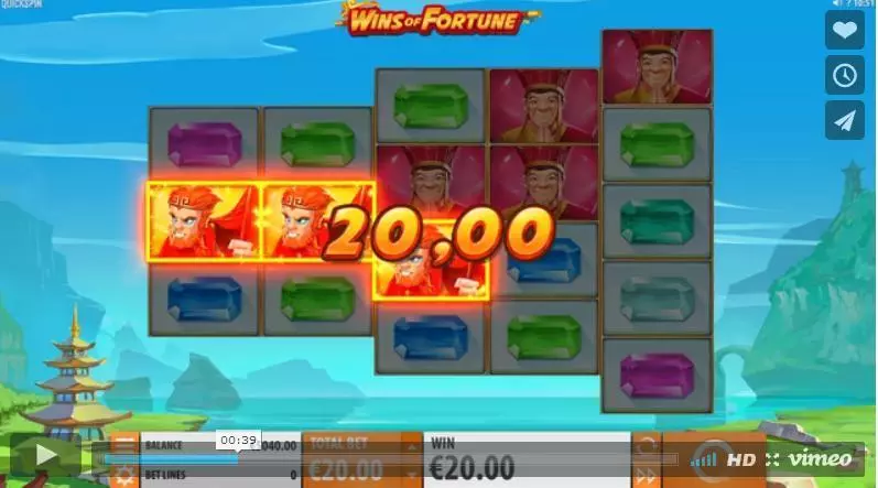 Wins of Fortune Quickspin Slot Game released in June 2017 - Re-Spin