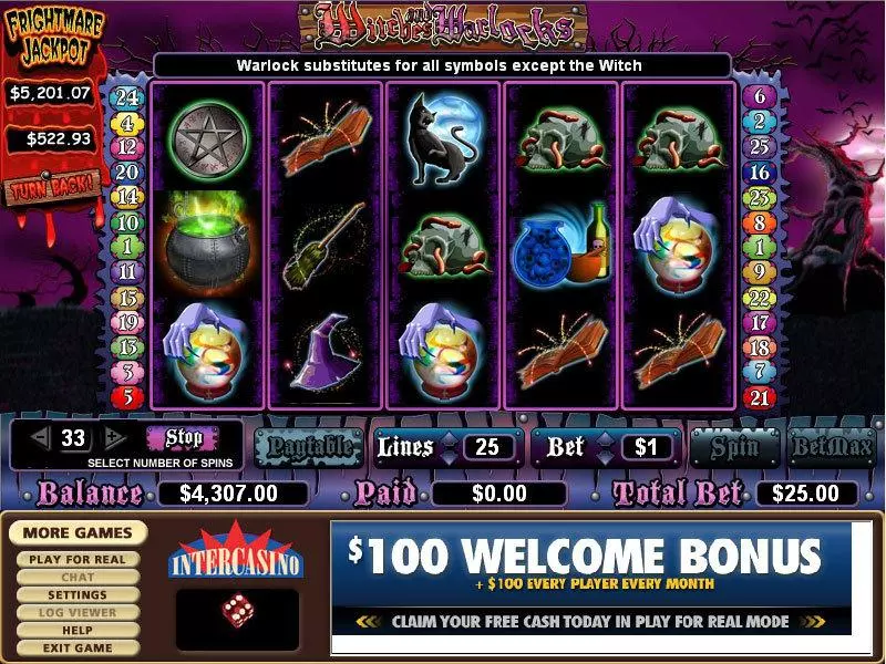 Witches and Warlocks CryptoLogic Slot Game released in   - Second Screen Game
