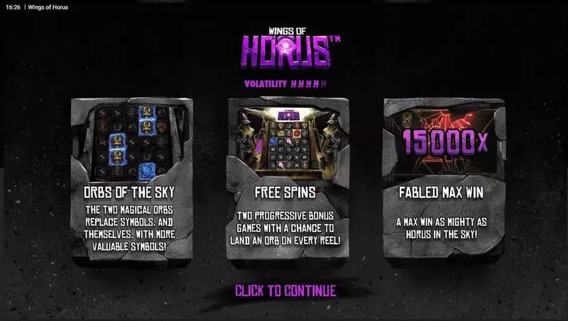 Wngs Of Horus Hacksaw Gaming Slot Game released in November 2024 - Free Spins