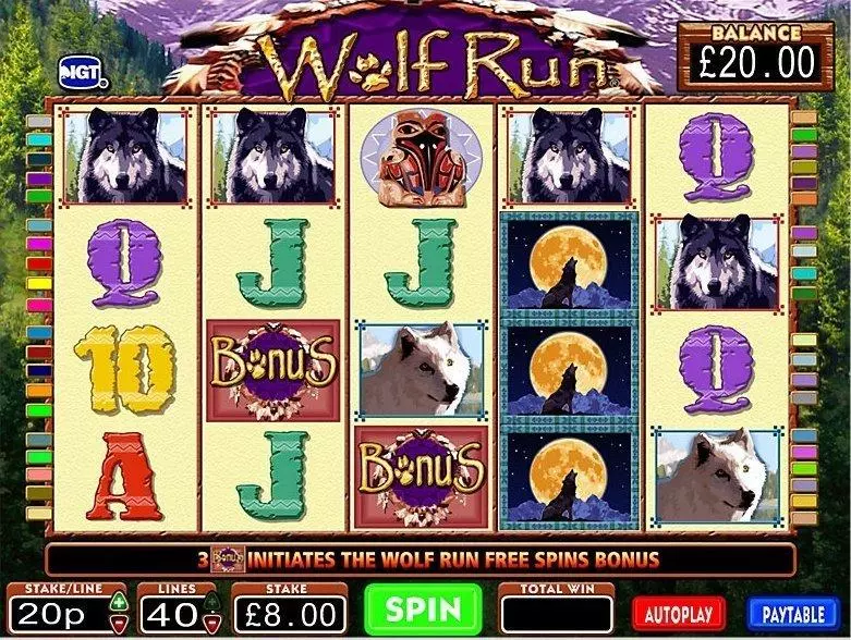 Wolf Run IGT Slot Game released in   - Free Spins