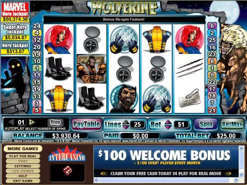 Wolverine CryptoLogic Slot Game released in   - 