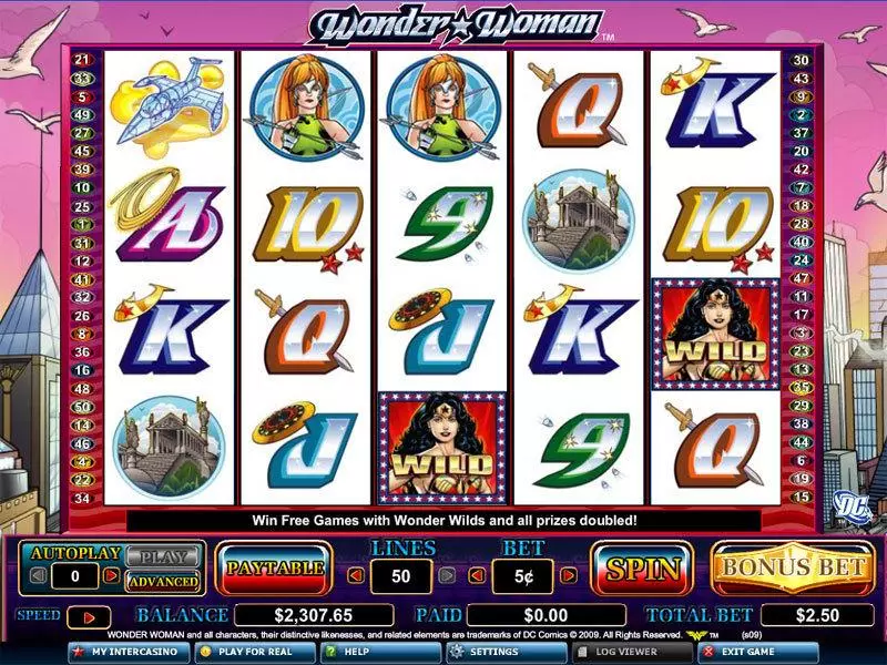 Wonder Woman Amaya Slot Game released in   - Free Spins