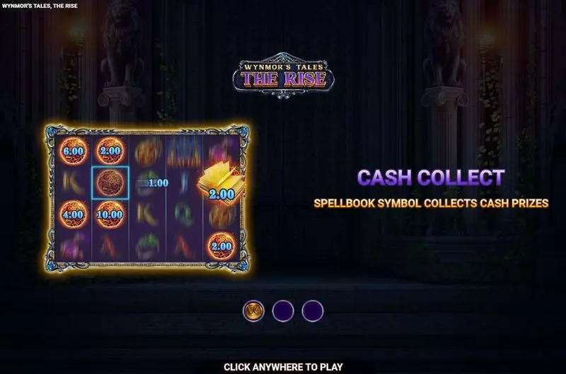 Wynmor’s Tales The Rise Wizard Games Slot Game released in April 2024 - Cash collect