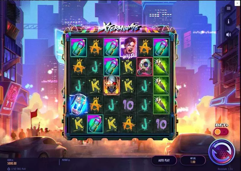 Xterminate Thunderkick Slot Game released in March 2024 - Multipliers