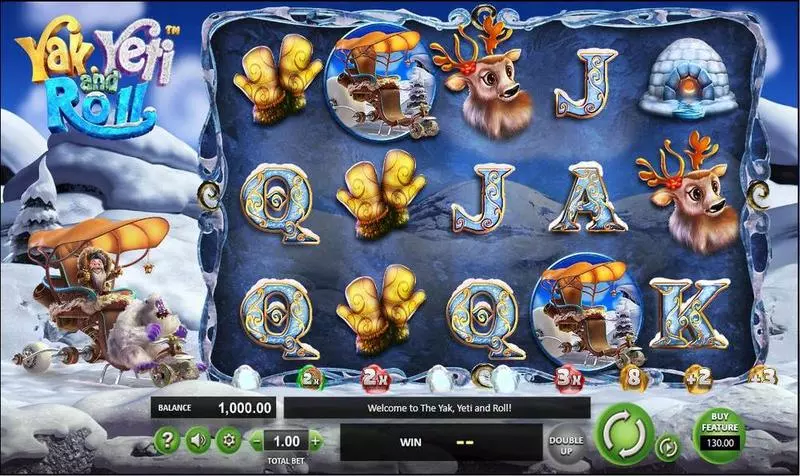 Yak, Yeti & Roll BetSoft Slot Game released in December 2018 - Free Spins