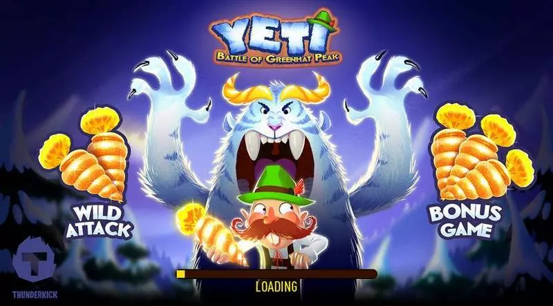 Yeti - Battle of Greenhat Peak Thunderkick Slot Game released in June 2018 - Free Spins