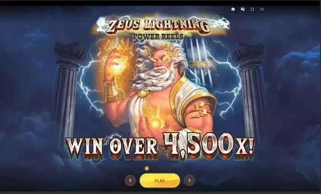 Zeus Lightning Red Tiger Gaming Slot Game released in April 2020 - Free Spins