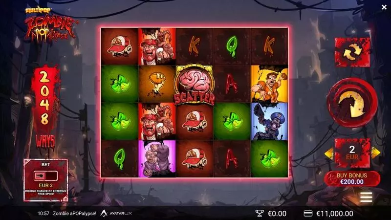 Zombie aPOPalypse AvatarUX Slot Game released in November 2022 - Multipop