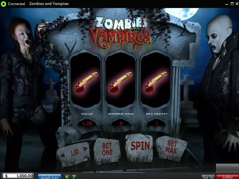 Zombies and Vampires 888 Slot Game released in   - 