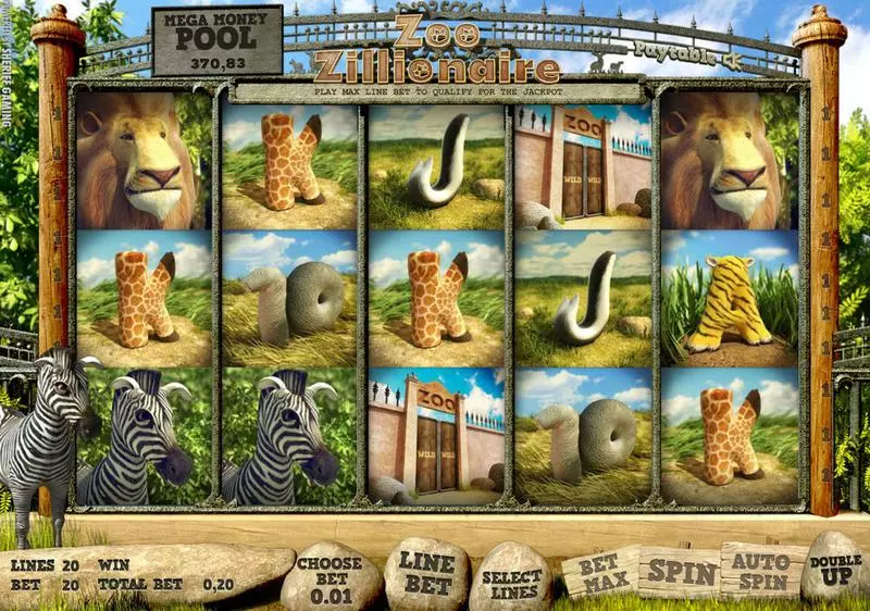 Zoo Zillionaire Sheriff Gaming Slot Game released in   - Free Spins